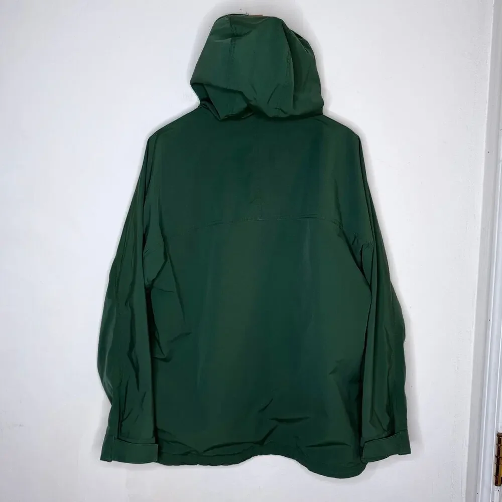 UNIQLO Hooded Utility Jacket Mens‎ XL Green Lightweight Windbreaker Outdoor
